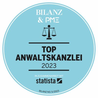 Top Anwaltskanzleien 2023: Schärer Rechtsanwälte 10 Mal ausgezeichnet