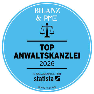 Top Anwaltskanzlei 2026: Schärer Rechtsanwälte 16 Mal ausgezeichnet