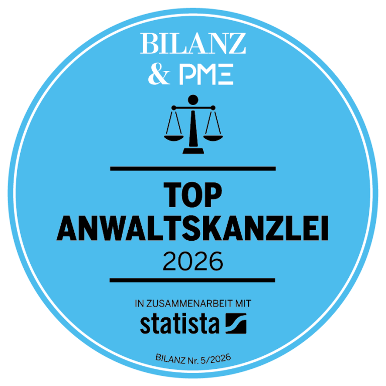 Top Anwaltskanzlei 2026: Schärer Rechtsanwälte 16 Mal ausgezeichnet
